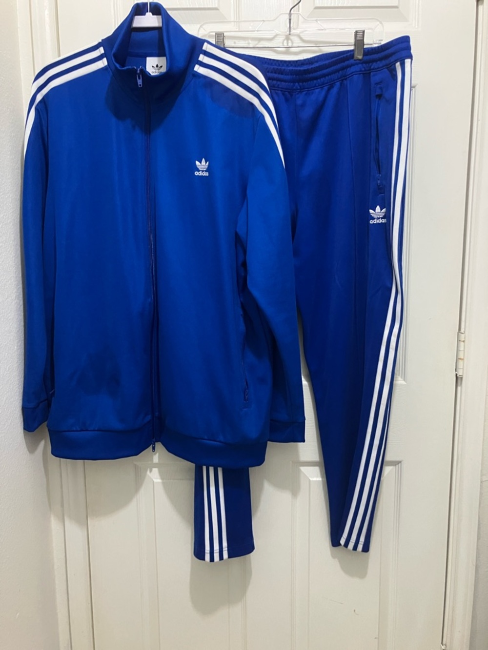 Adidas Firebird Tracksuit Sweatsuit Exercise Jump Suit Jacket Joggers